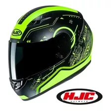 Capacete Hjc Cs 15 Safa Verde 62 Cor Verde/preto