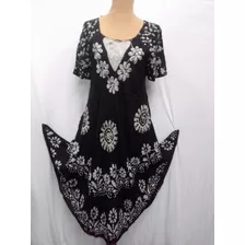 Vestido Corto Amplio Viscosa Señora 