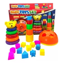 Brinquedo Didático Educativo Empilhar Encaixar Baby Toys Set
