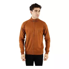 Campera Tejida Marca Sweater Con Cierre Hombre Premium