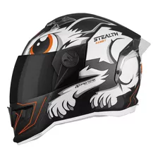 Capacete Moto Fechado Stealth Rabbit Brilho Fumê Lançamento