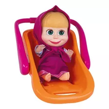 Boneca Masha Com Bebê Conforto Presente 2467 Cotiplás