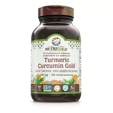 Nutrigold Cúrcuma Curcumina Gold (características C3 Complex