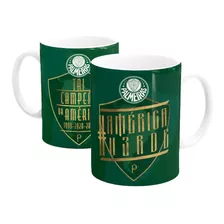 Caneca Palmeiras Tricampeao Da America Cor Verde Tri Campeão - America Verde