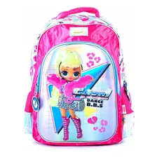 Mochila Lol Omg 3d Espalda 17 Color Fucsia