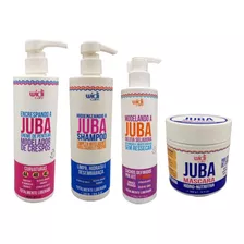 Encrespando A Juba + Geleia +shampoo + Másc Widi Care 