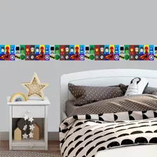 5 Faixa Decorativa Infantil Papel De Parede Quarto Menino