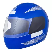 Capacete Para Moto Integral Pro Tork Liberty Four Azul Solid Tamanho 56 