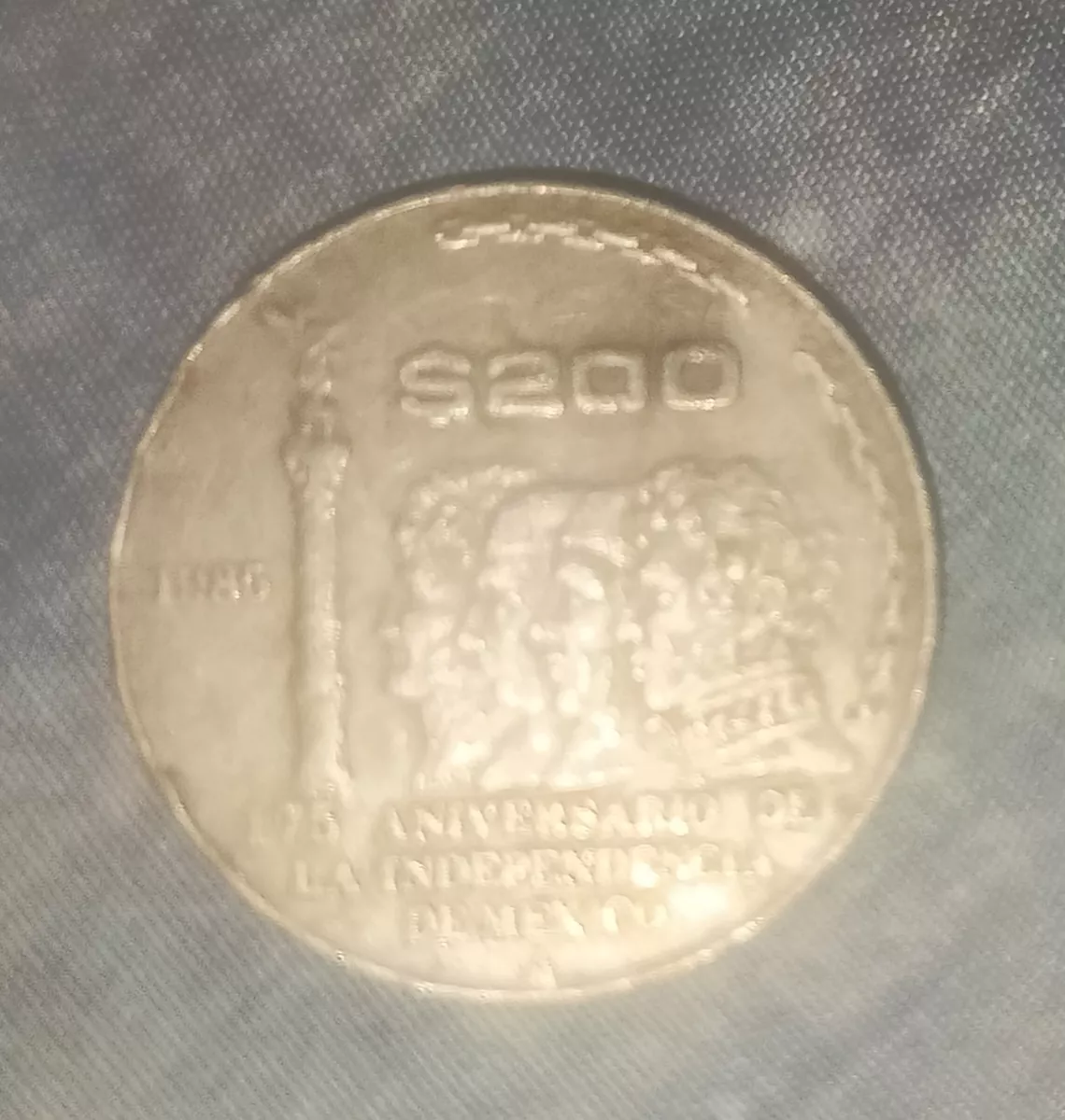 Moneda 200 Pesos Mexicanos 1985 175 Aniversario De La Indepe