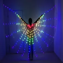 Niños Led Alas Brillan Luz Up Disfraces Ropa De Rendimiento