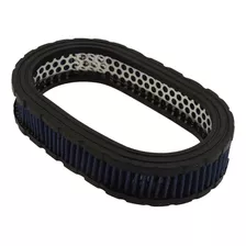 Filtro Oval Esportivo Elemento Filtrante Marmita 40mm Cor Azul