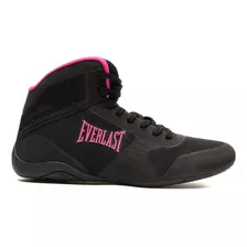 Tênis Everlast Force 2 Feminino Preto Rosa Lutas Academia