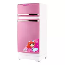 Geladeira Infantil Cozinha Criança Grande Rosa Magic Toys