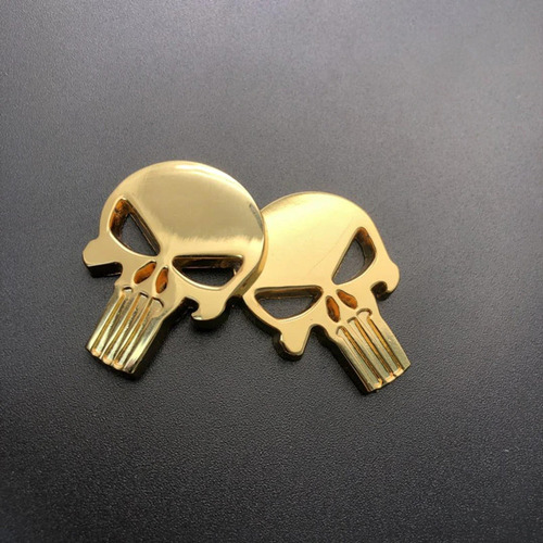 Emblemas Calavera Skull Ford Chevrolet Nissan Honda Jeep Kia Foto 3