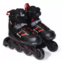 Patines En Linea Hook Fitness Power X Red Regulables Abec-5