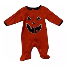 Halloween Baby Boys Sleep And Play Sleeper Crawler (calabaza