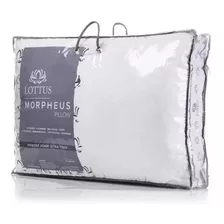 Travesseiro Macio Lottus Morpheus Hotel/ Pousada 50x70x18 Cm Cor Branco