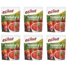 Kit C/6 Molho De Tomate Triturado Ekma 1,7kg