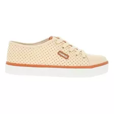 Tênis Feminino Casual Moleca Plataforma Perfuros 