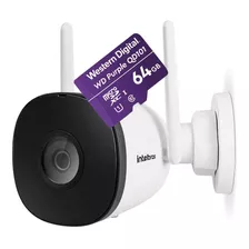 Câmera Wi-fi Intelbras Im5 S Full Hd 30 Mts + Micro Sd 64gb