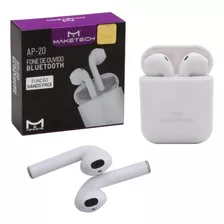 Fone De Ouvido Bluetooth 5.0 Pods Ap-20 Branco Maketech