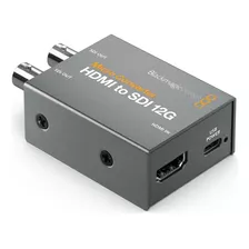 Micro Convertidor Blackmagic Design Hdmi A Sdi 12g Con Po...