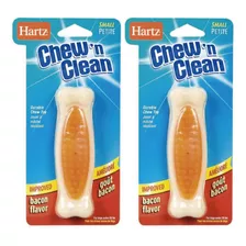 Juguete Hartz Chewn Clean Tuff Bone Con Sabor A Tocino Para