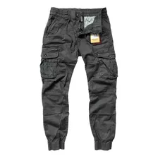 Pantalones Cargo Jogger De Gabardina 