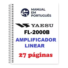 Guia (manual) Amplificador Yaesu Fl-2000b (português)