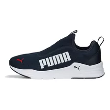 Tênis Masculino Puma Wired Rapid Cor Parisian Night/puma White/for All Time Red - Adulto 41 Br