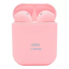 Fone De Ouvido Candy Tws Bluetooth 5.0 Free Oex Tws11 Rosa