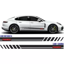 Acessorios Porsche Panamera Pdk Faixas Lateral Adesivos Par 