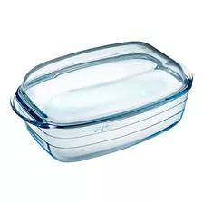 Cacerola Rectangular Ovenware O Cuisine Vidrio Templado 6,5l Color Blanco