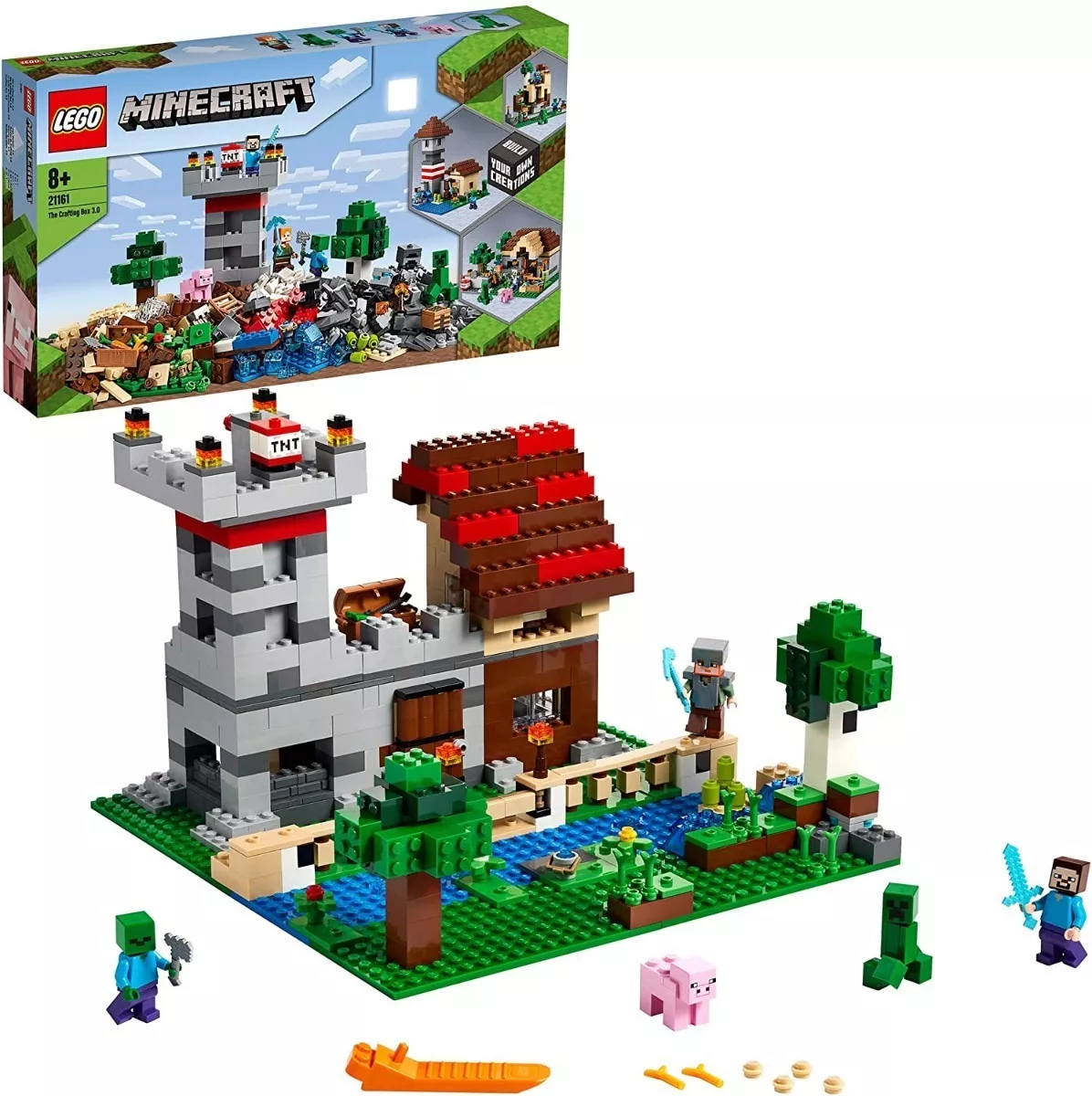 Lego Minecraft 21161- Caja Modular 3.0(564 Piezas)