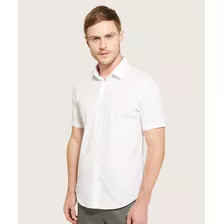 Camisa Hombre Patprimo Blanco Algodón M/c 44012578-10215