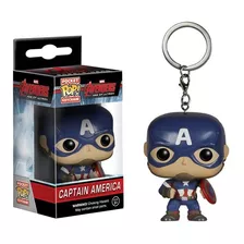 Funko Pop - Pocket Llavero Capitán América - Marvel