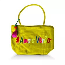 Bolsa Sacola De Praia Mar Verão Feminina Grande Branca Sol