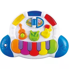 Organo Piano Interactivo Con Luces Y Sonidos Rainbow Toys