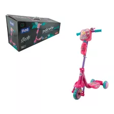 Patinete Infantil Com Garrafinha E Bolsa - Rosa