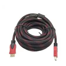 Cable Hdmi 1080p 4,5m Doble Filtro Mallado Punta Dorada