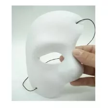 2 Máscara Plástica Fantasma Da Ópera