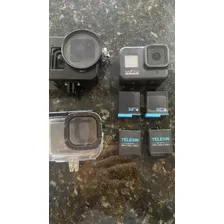  Gopro 8 Black + 2 Baterias Originais + 2 Telesin + Estanque