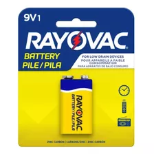 Bateria Rayovac 9v Zinc - Carbon 1 Unidad