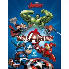 Culturama Livro Ilustrado Acao E Aventura Marvel Vingadores