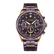 Relojes Hombre Curren 8399 Om Deportivo Cronografo Caja