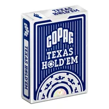 Juego De Cartas Pôquer Copag Texas Hold'em - Azul