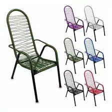 Cadeira De Varanda De Área Cadeiras De Fio Colorido Verde