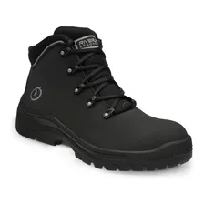 Zapato Piel Nubuck Negro Dieléctrico Válvula Ubxv4 Riverline