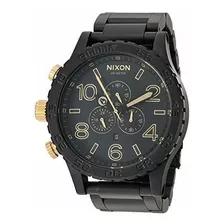 Nixon 51-30 Chrono Mate Negro / Oro De Los Hombres S Reloj D