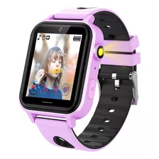 Reloj Inteligente P/niños Jianyana C/linterna - Morado